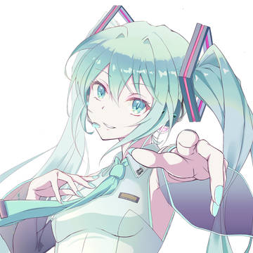 M3春2026のミクちゃん絵 (2枚目が全体像)