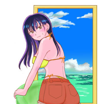 水着は下に着てくる派です(山田)