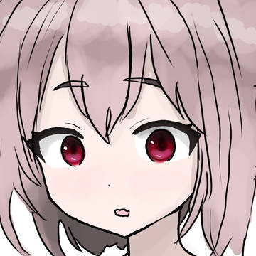 Girl with red eyes