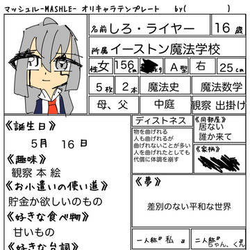 しろちゃんの説明