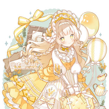 春風とミモザ💛