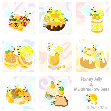 Honey Jelly & Marshmallow Bees 8
