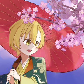桜が綺麗です…!