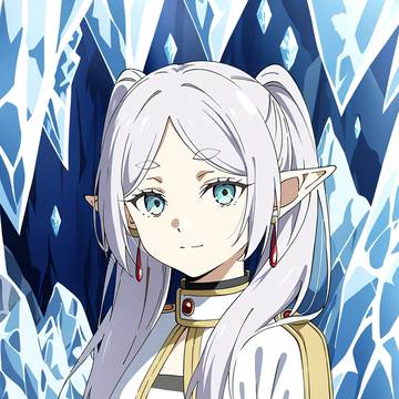[お題イラスト締め/氷] 葬送のフリーレン