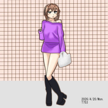 アメノちゃん さんイラスト（４枚）
