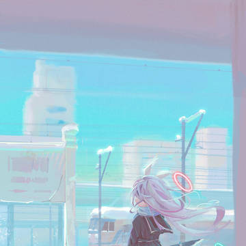 在冬季,两个旅人…