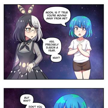 Earth-Chan & The Moon