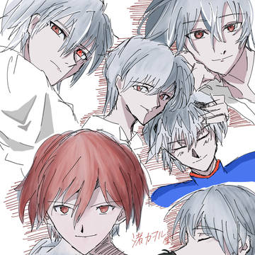 エヴァ描いた