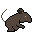 自作32×32ドット絵 ラット