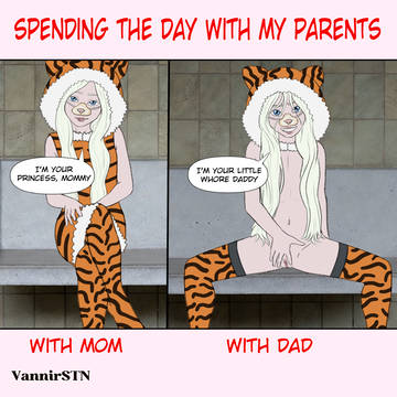 little tiger girl - Mom and Dad