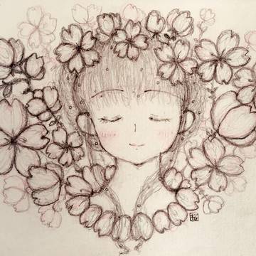 桜と女の子etc
