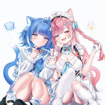 海月雲ろあ🪼☁️&結城さくな🎀🐾