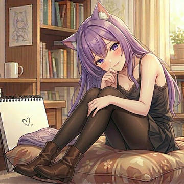 キャミミニスカ黒タイツで体育座りを崩すシス