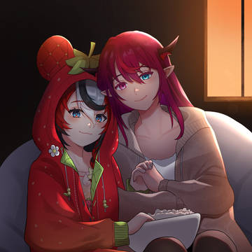 IRySとハコス・ベールズのお泊まり会