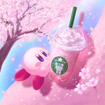 星桜咲くよ、白桃カービィﾌﾗﾍﾟﾁｰﾉ❕🌸🍑