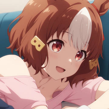 ソファーにて