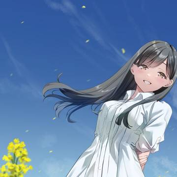菜の花に包まれて