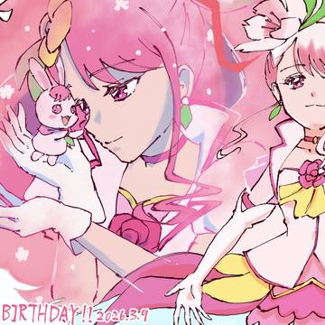 プリキュアお誕生日おめでとうイラスト詰め合わせ