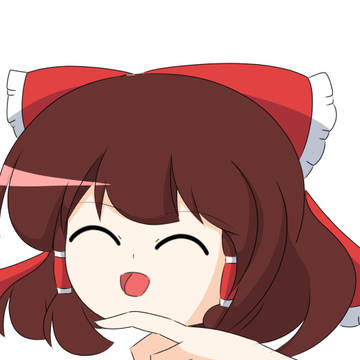 撫でられてるゆっくり霊夢