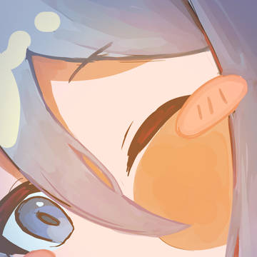 もちもちしてそうなほっぺ