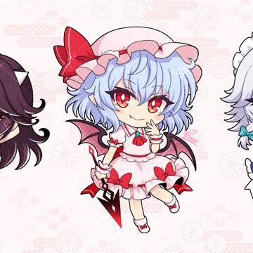 【例大祭23】アクリルキーホルダー3種