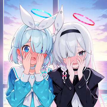 393_何かを見たアロプラ