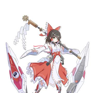 メカ霊夢 フリー素材