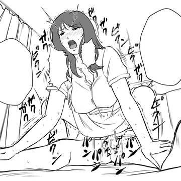 人妻と着衣セックス