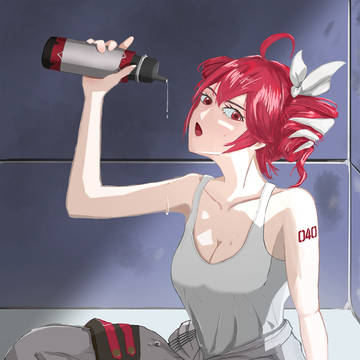 休憩中