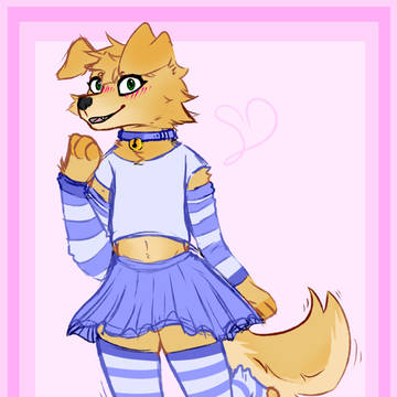 -C- Femboy Furry Commission