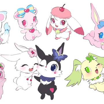 好きなジュエルペット(スウィーツペット)たち