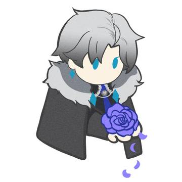 blue rose and red rose