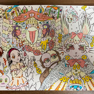オリジナル(色塗り途中)