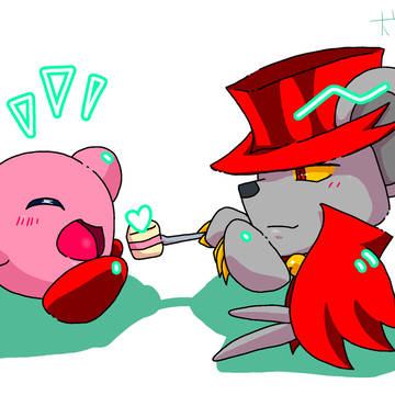 カービィとドロッチェ