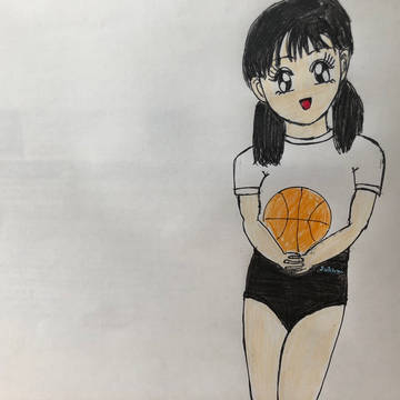 北島美穂の写真集「Ｍｉｈｏ！」からのひとコマイラスト
