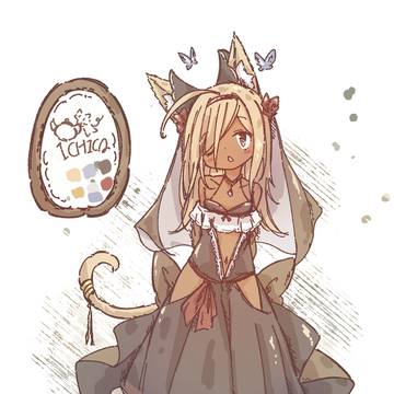 褐色ねこみみ