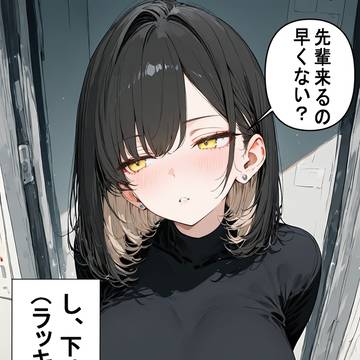 早く来てラッキーだった先輩