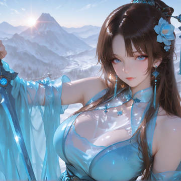 立于山巅