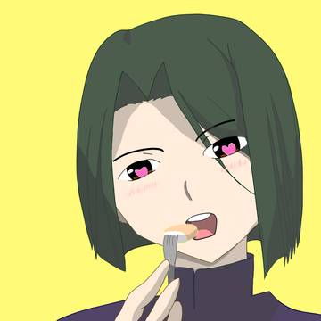 舌鼓をうつ久宇舞弥