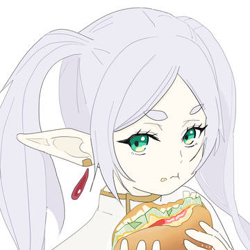 もぐもぐフリーレン🍔
