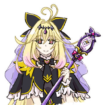 キュアアルカナ・シャドウちゃん初描き