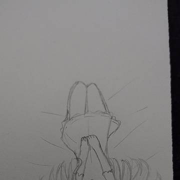 莉乃ちゃん仰向け練習