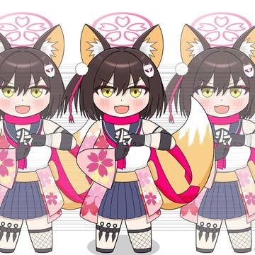 イズナ、影分身の術！！