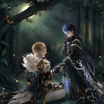 - Two Man Behind Moon -