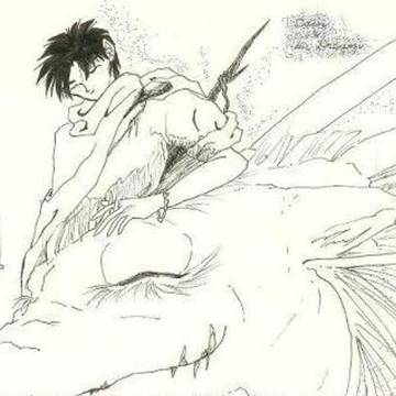 「FF IV」カインとドラゴン