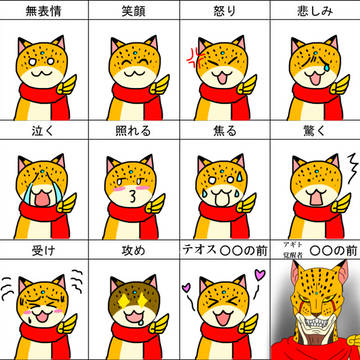 ジャガーロードの表情練習