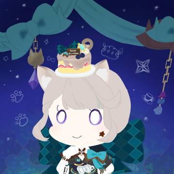 ケーキと紅茶を持っ来てくれるリネット