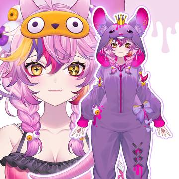 【Vtuber】Arisa Noonishさん新立ち絵&衣装