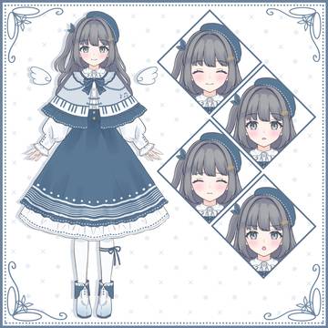 『音楽×天使』の女の子