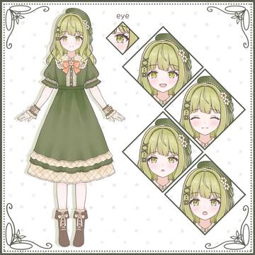 『メロンパン』の女の子